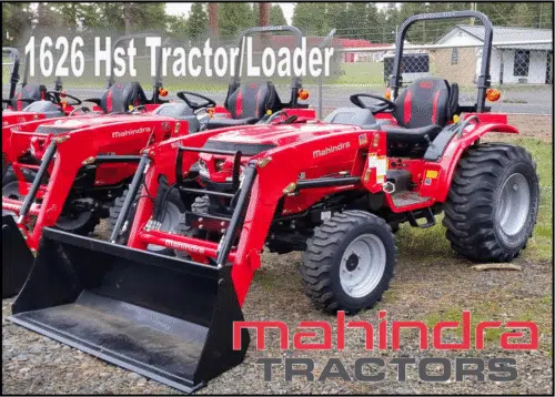 Mahindra 1626 HST Tractor with FEL