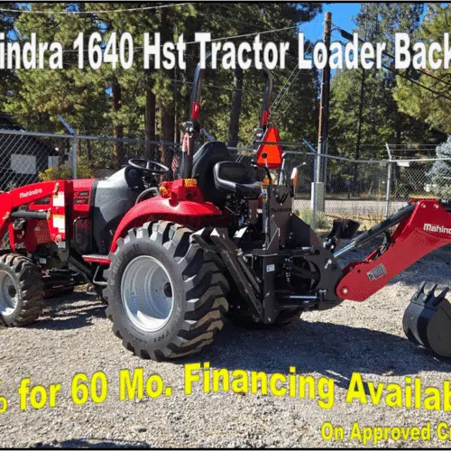 Mahindra 1640 Hst Tractor/Loader/Backhoe
